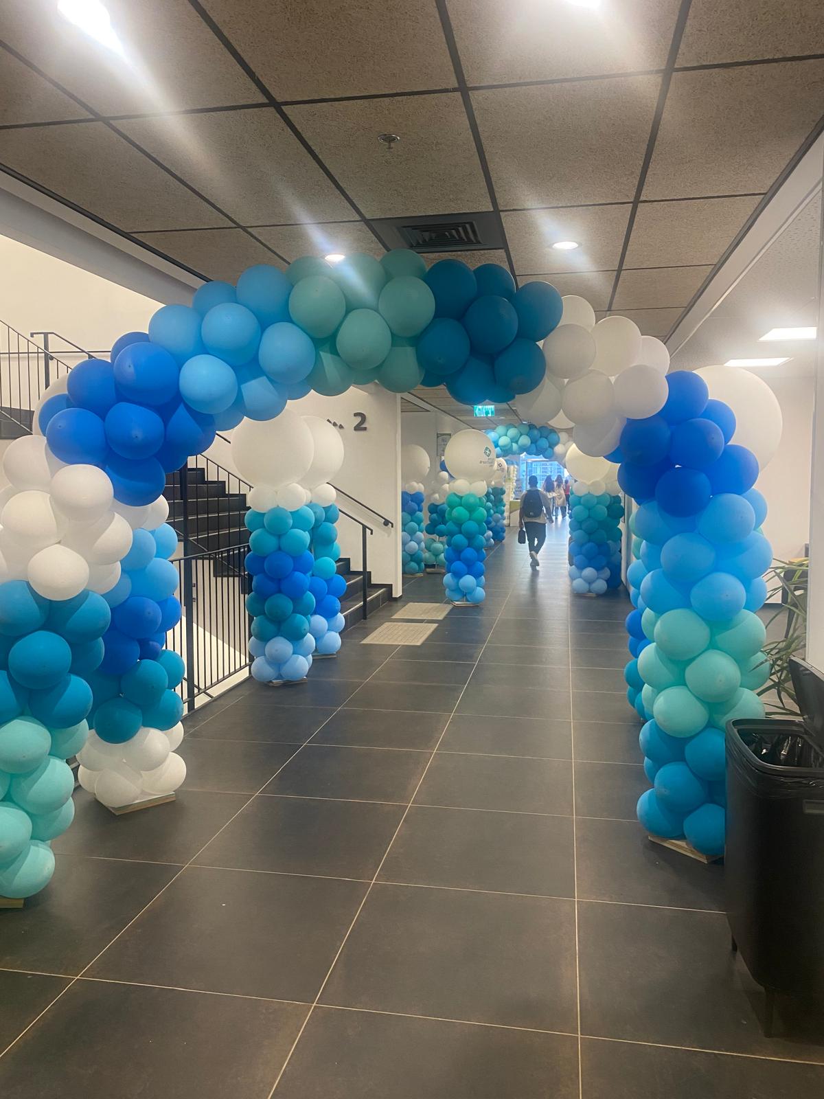 Balloon Arches for Campus Opening